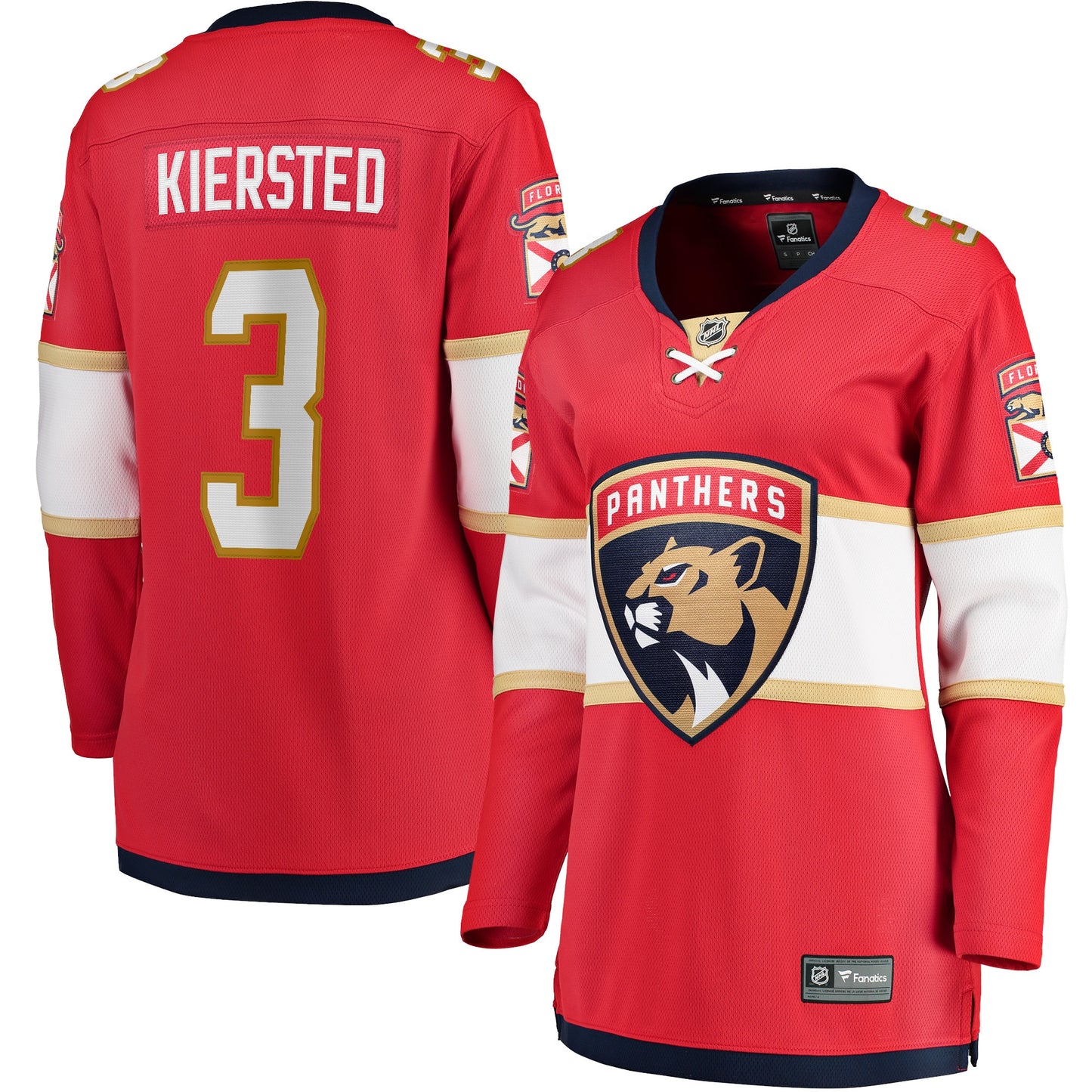 Matt Kiersted Florida Panthers Fanatics Branded Women's Home Team Breakaway Player Jersey - Red