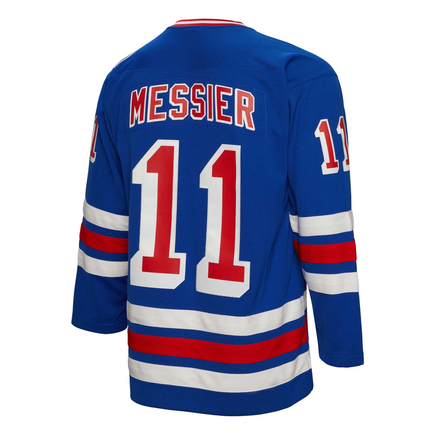 Mark Messier New York Rangers Mitchell & Ness 1993/94 Captain Patch Blue Line Player Jersey - Blue